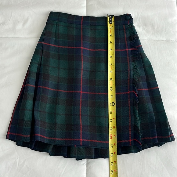 Vintage Pleated Wool Skirt - Picture 10 of 10